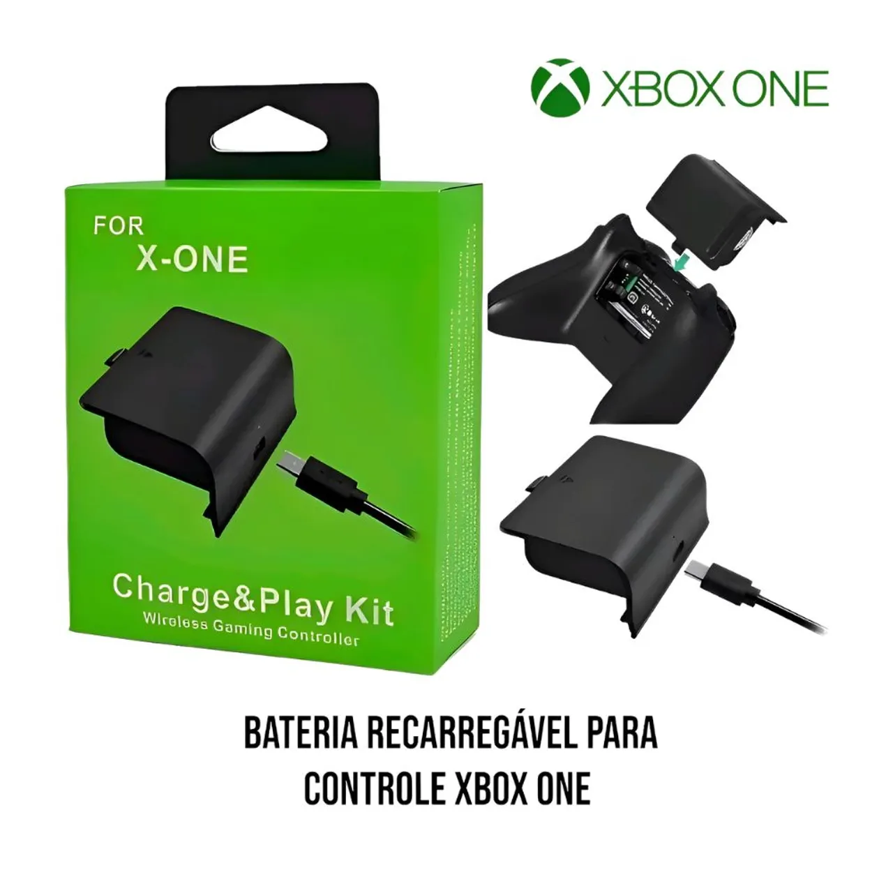 Bateria Recarregável para Controle Xbox One