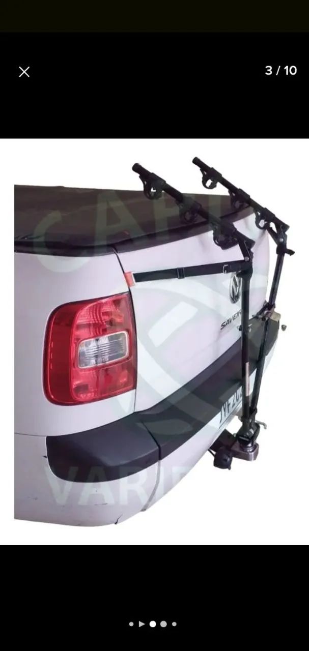 SUPORTE PARA 3 BIKES VEICULAR - Foto 3
