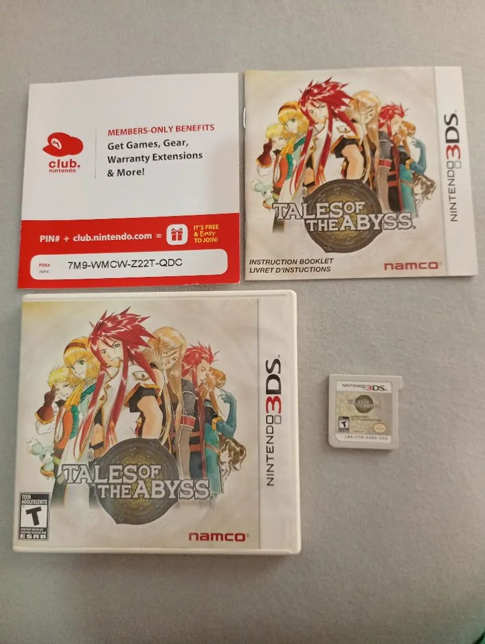 Tales of the abyss Nintendo 3ds - Peças e Acessórios de Vídeo Game