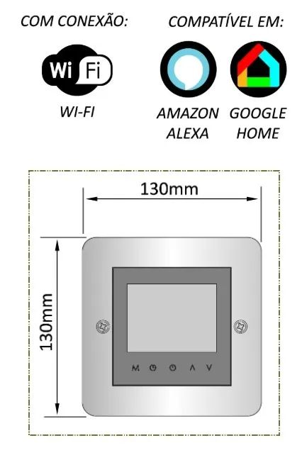 Comando Digital Wifi P/ Sauna Compact Line 6 A 27kw Sodramar - Entrega Grátis - Foto 2