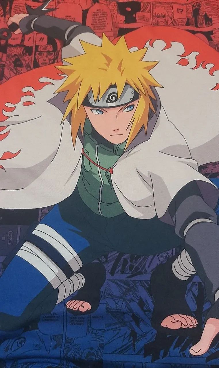 Camiseta Naruto - Estilo Anime - minato - Foto 3