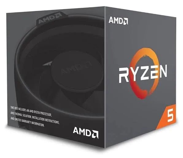 Ryzen r5 2600 com cooler original AMD stealth wraith