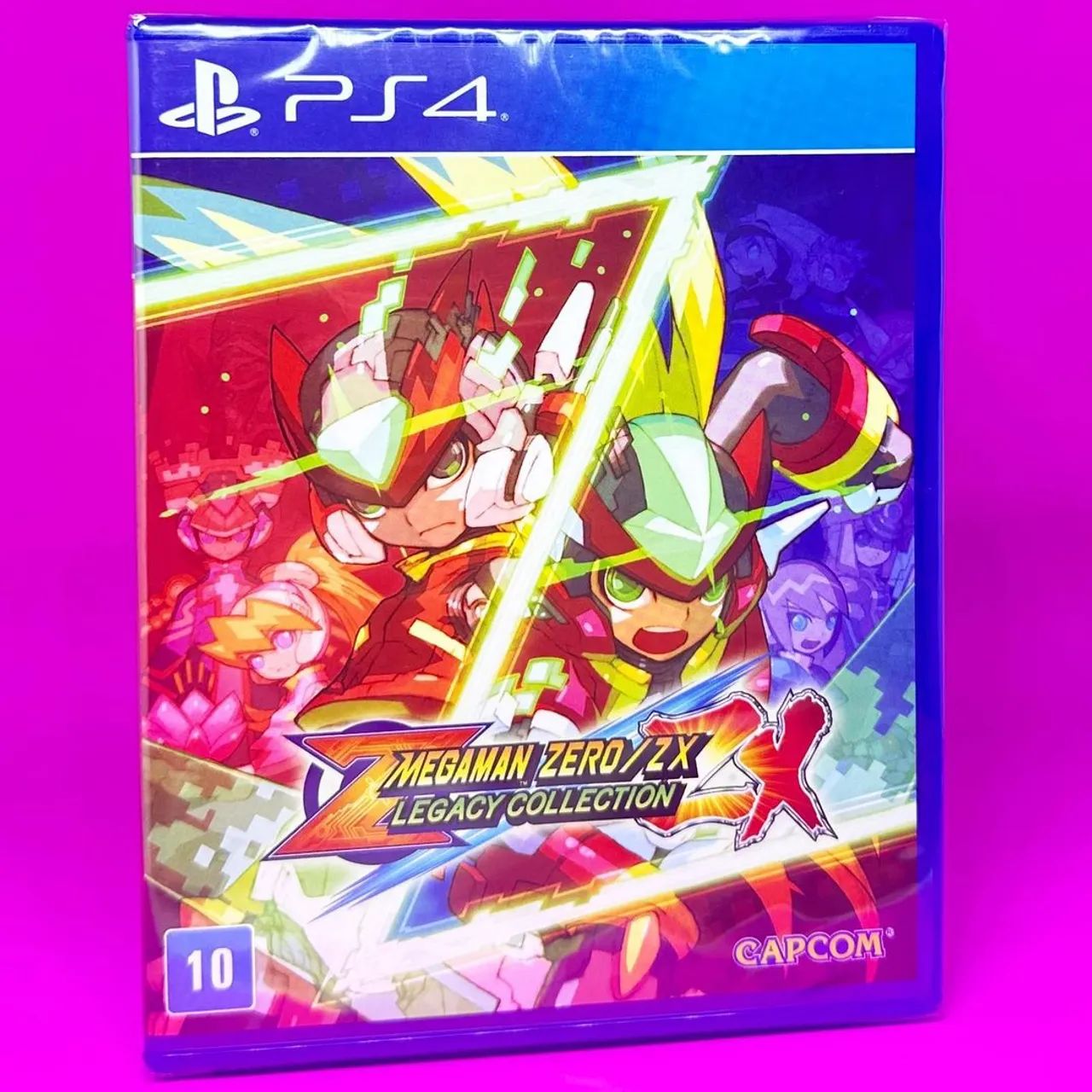 Lacrado Mega Man Zero/ZX Legacy Collection - PS4 - Jogos de Vídeo