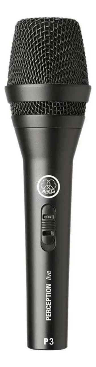 AKG P3 S Microfone dinâmico cardióide preto