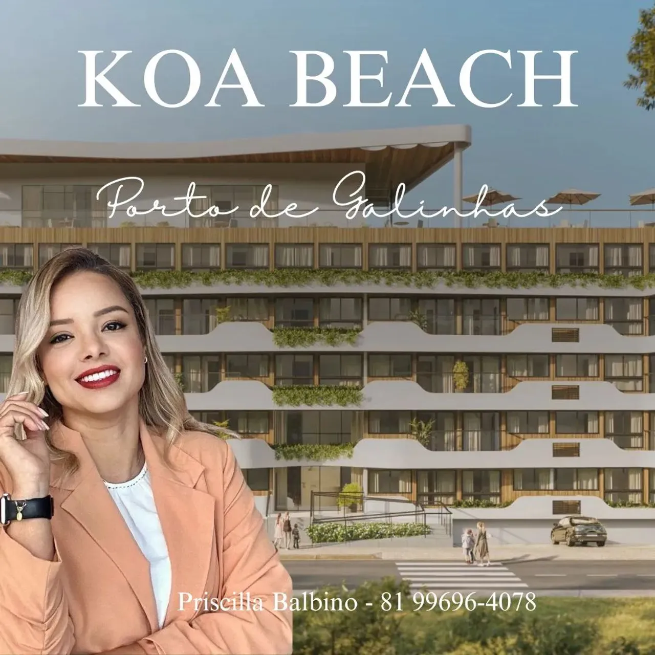 FLATS EM PORTO DE GALINHAS | 1 QUARTO 26M² | KOA BEACH, SEU REFUGIO A POUCOS PASSOS DO MAR