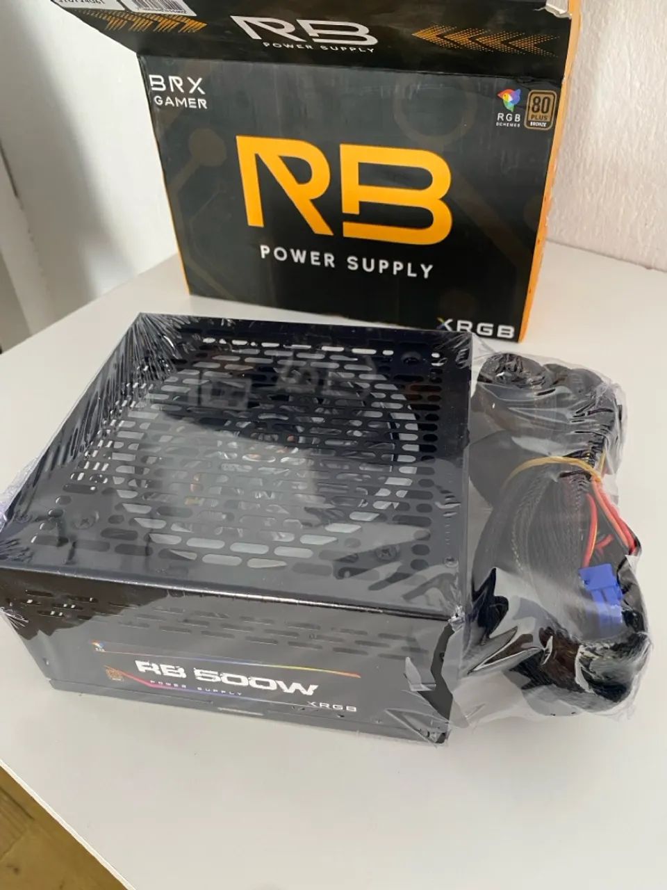 Fonte BRX RGB 500w - Nova 