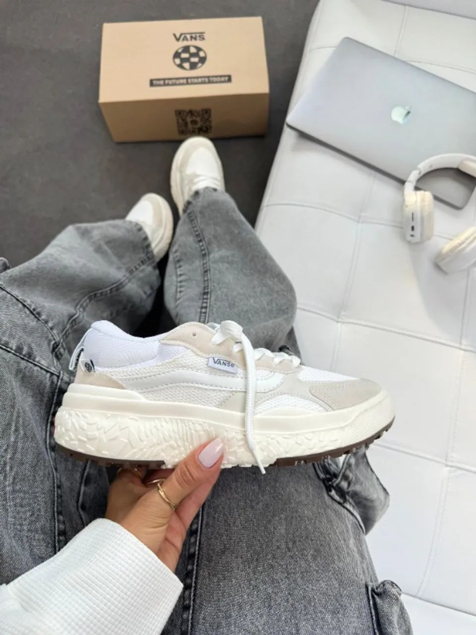 Tênis Vans Ultraranger Neo Unissex Premium Cor: Off White - Disponível 34 AO 43 - Foto 3