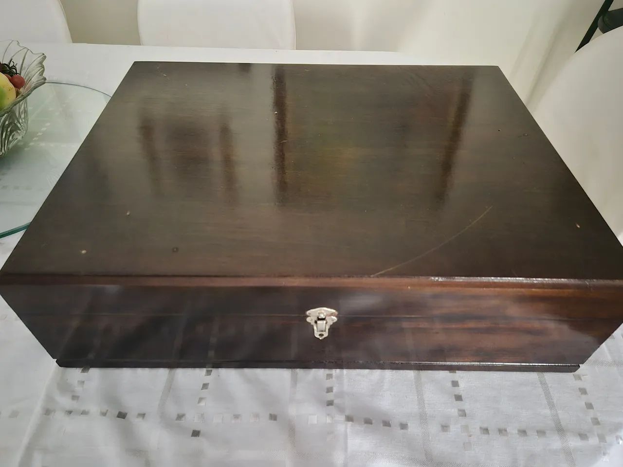 FAQUEIRO INOX DE PRATA.