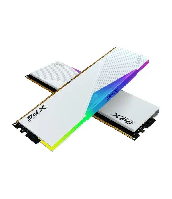 2 x Memória DDR5 XPG Lancer RGB, 16GB, 5200MHz, Branco (Novo) - Foto 2