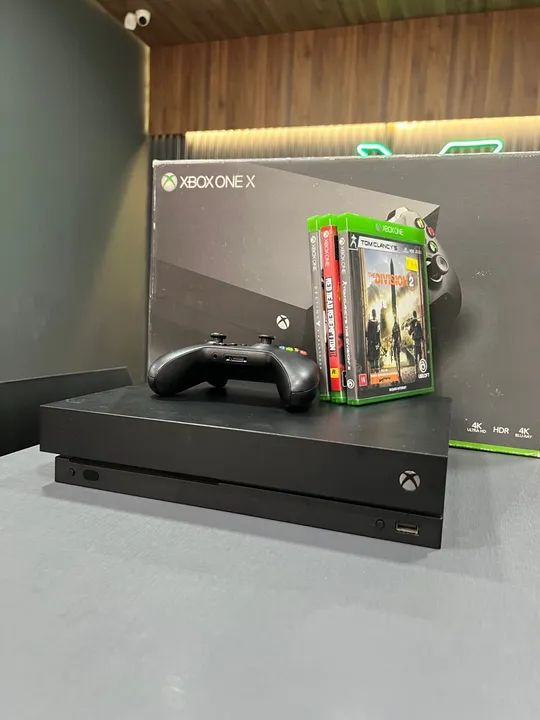 Xbox One x 1tb com jogo e garantia - loja aberta  - Foto 3