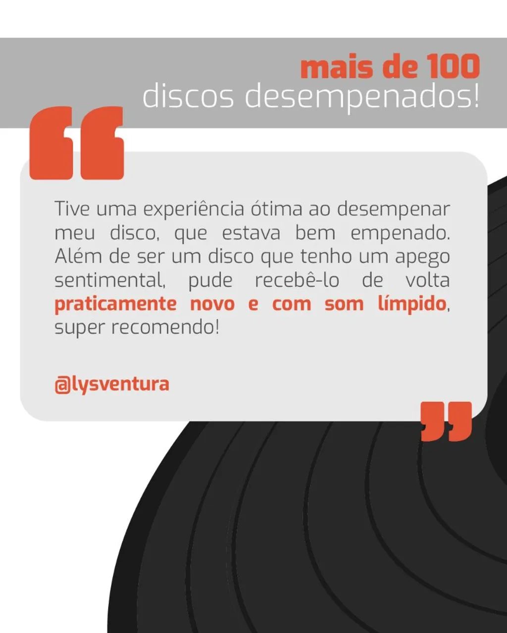 Serviço de desempeno profissional de discos de vinil! - Foto 4