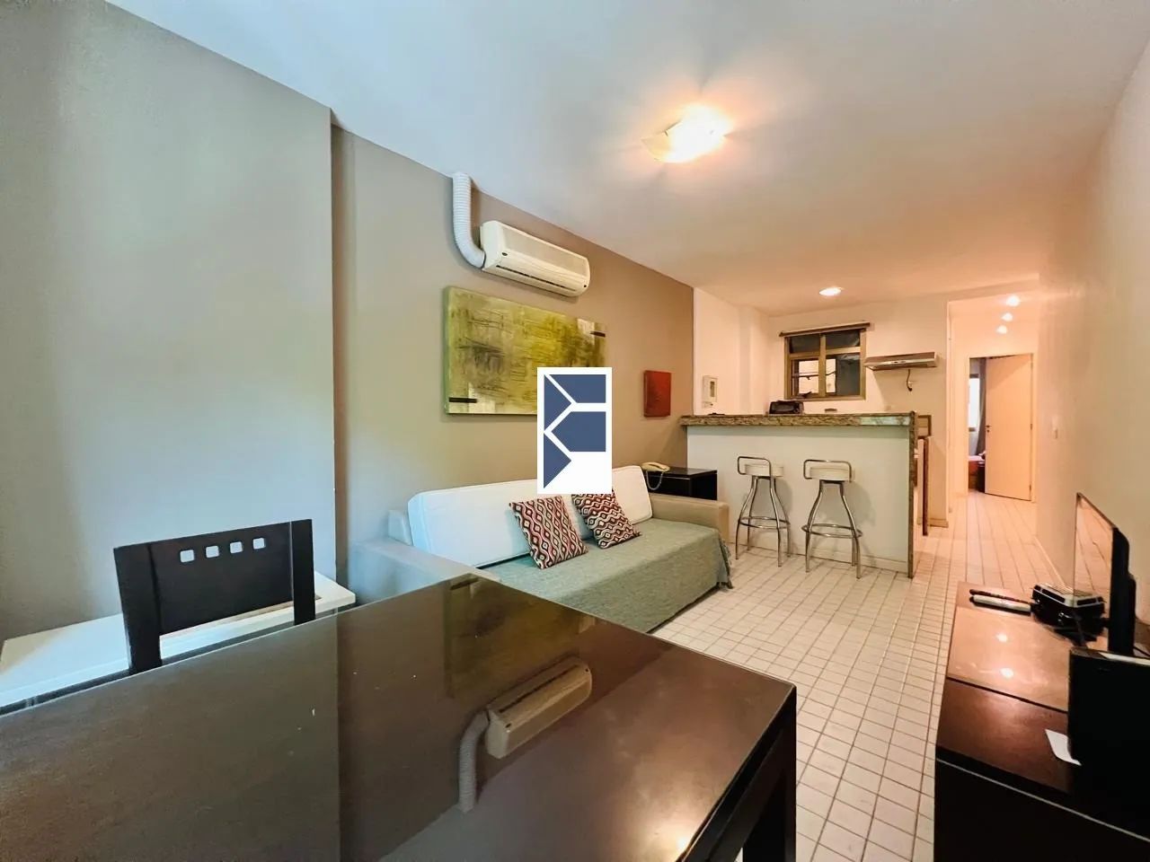 quarto e sala, zona sul, lagoa, borges de Medeiros, porteira fechada, 1 quarto, loft, - Foto 2