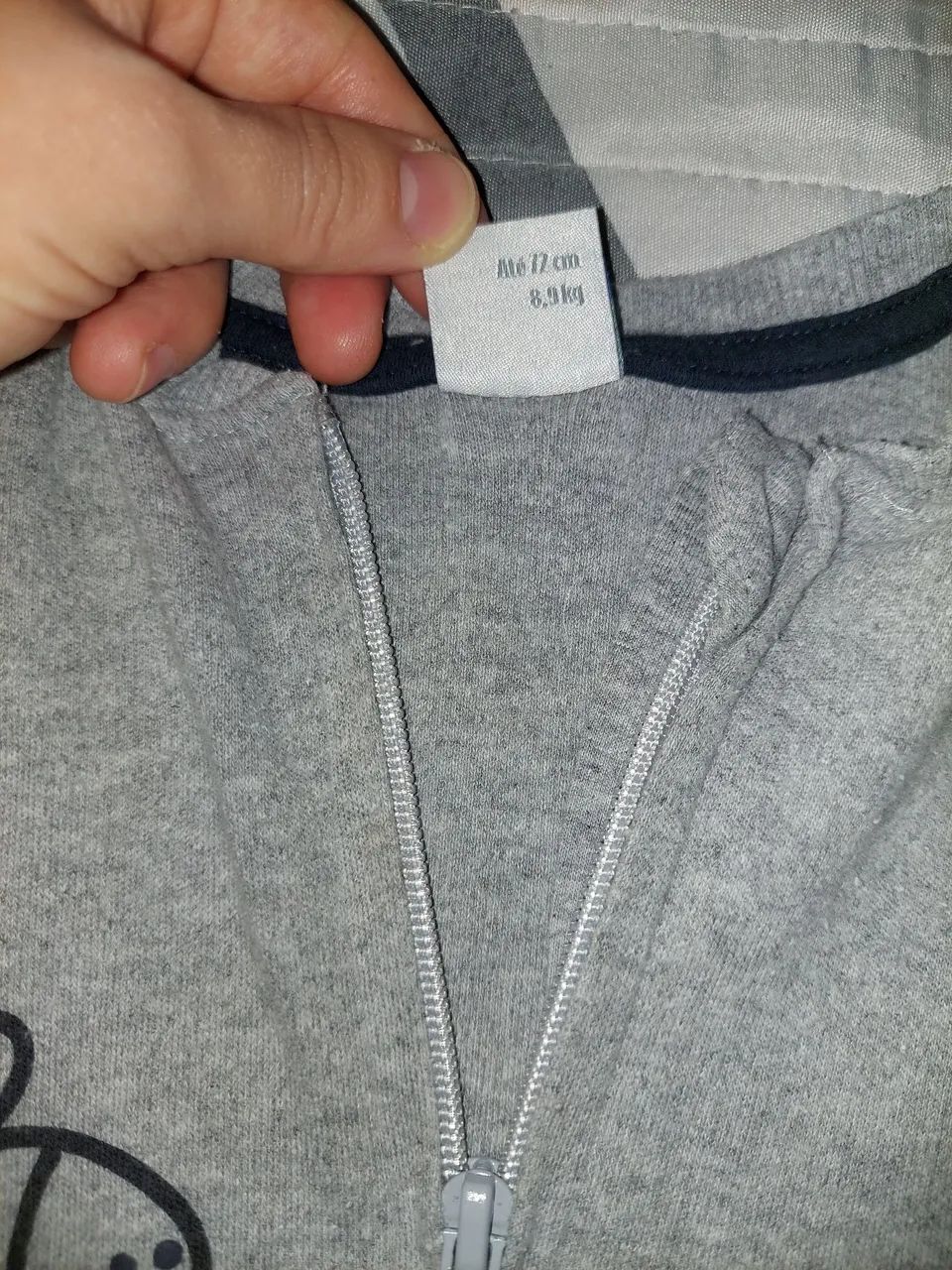 Macacão moletom bebê teddy boom 6-9m / 77cm - Foto 2