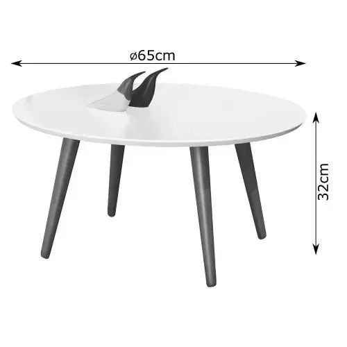 Mesa de Centro Grace Off White Edn - Foto 3