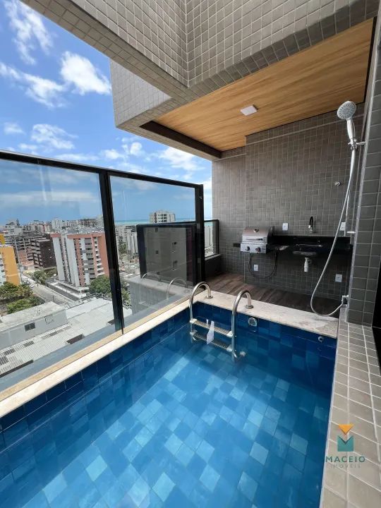 Alugo Cobertura Garden c/ 03 quartos, s/ 02 suítes, piscina, churrasqueira, 02vgs. - Foto 2