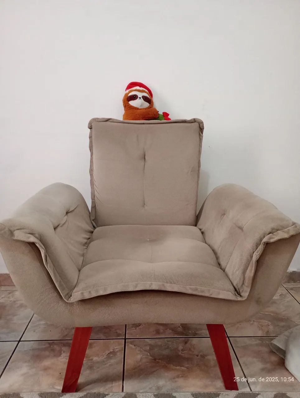 Poltrona confortável com design moderno