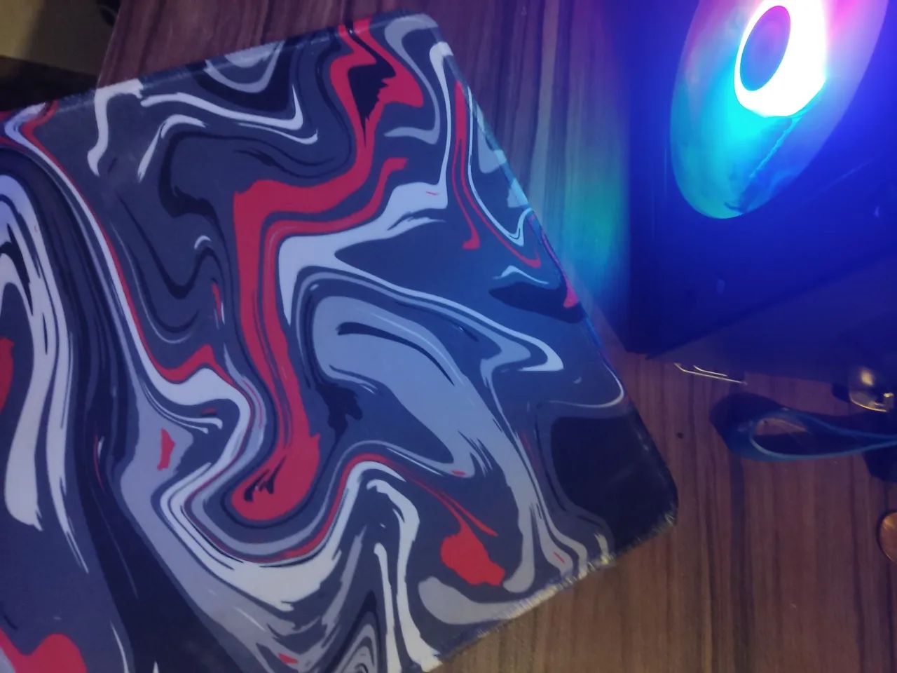 Mousepad Gamer com Design Marmorizado