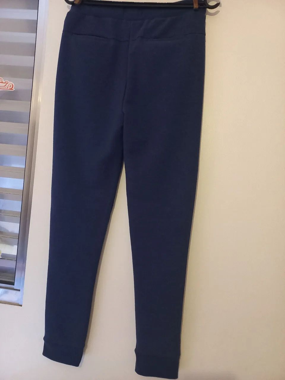 Calça de Moletom Masculina Azul. Tamanho 12 anos. - Foto 2