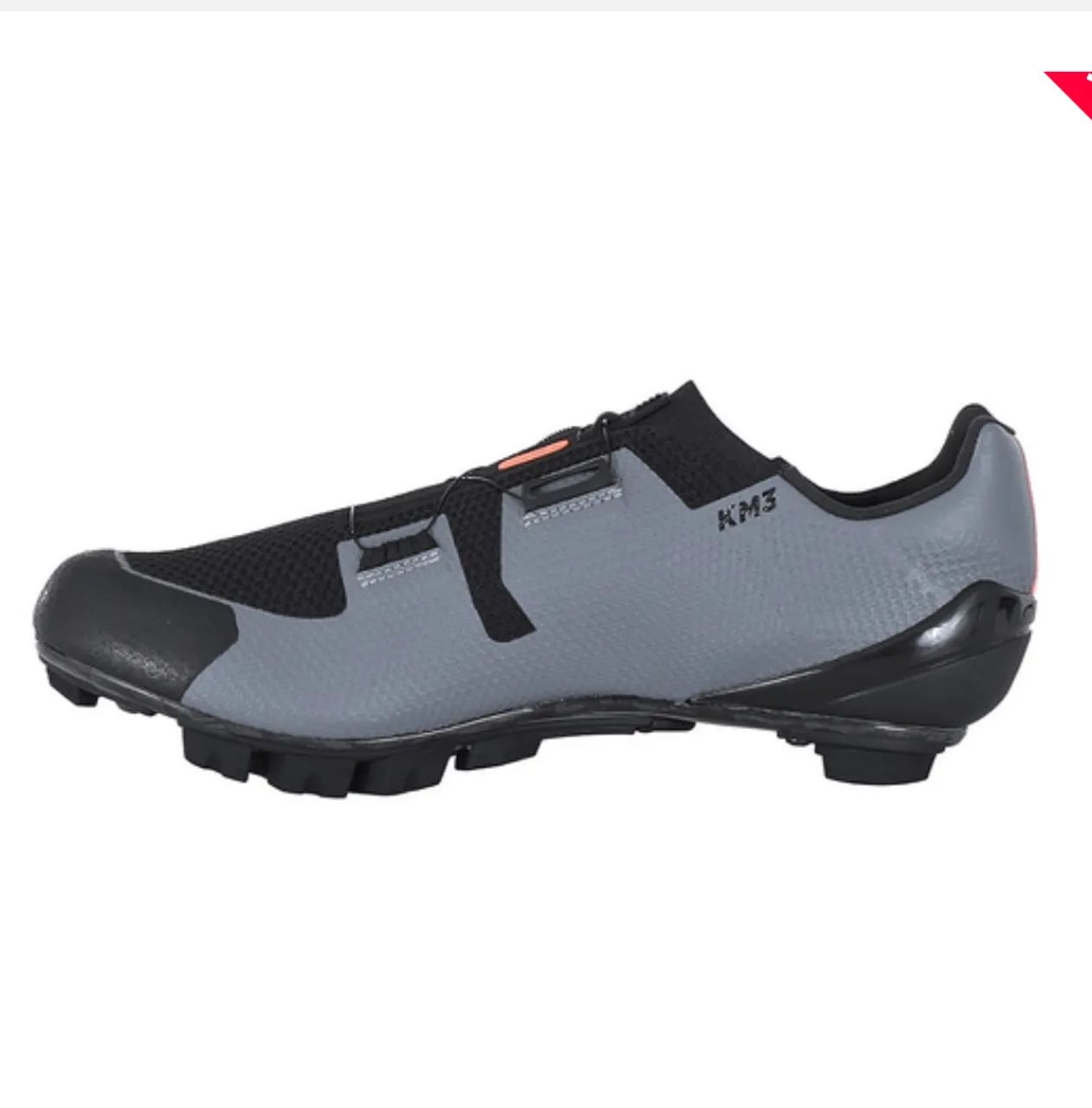 Sapatilha de Ciclismo DMT KM3 Carbon MTB Cinza
