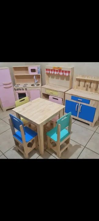 Móveis para Espaço kids e brinquedoteca funcional 
