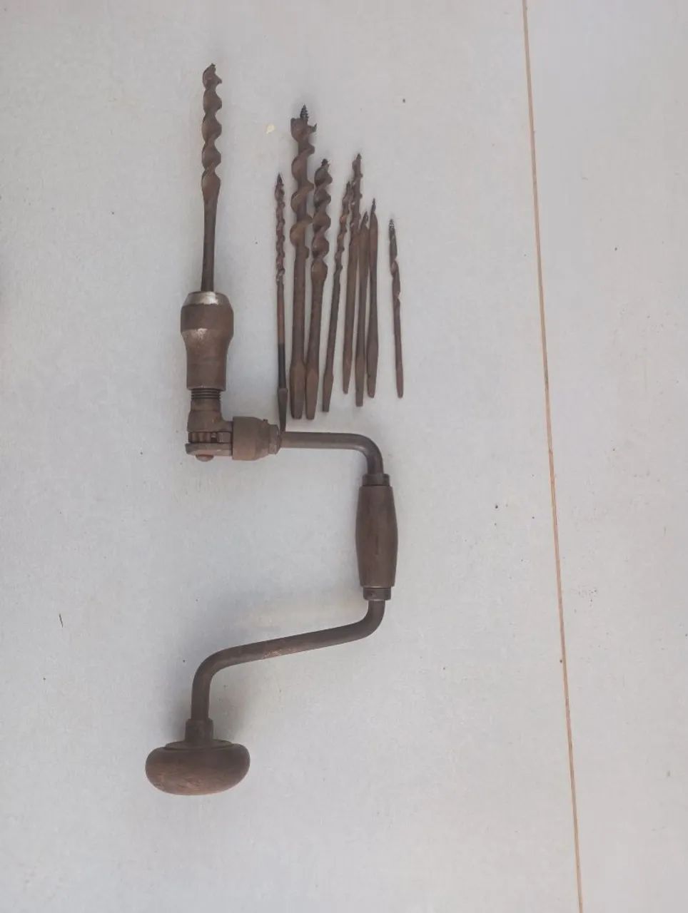 Furadeira Arco de pua com 2 garras - antiguidade 