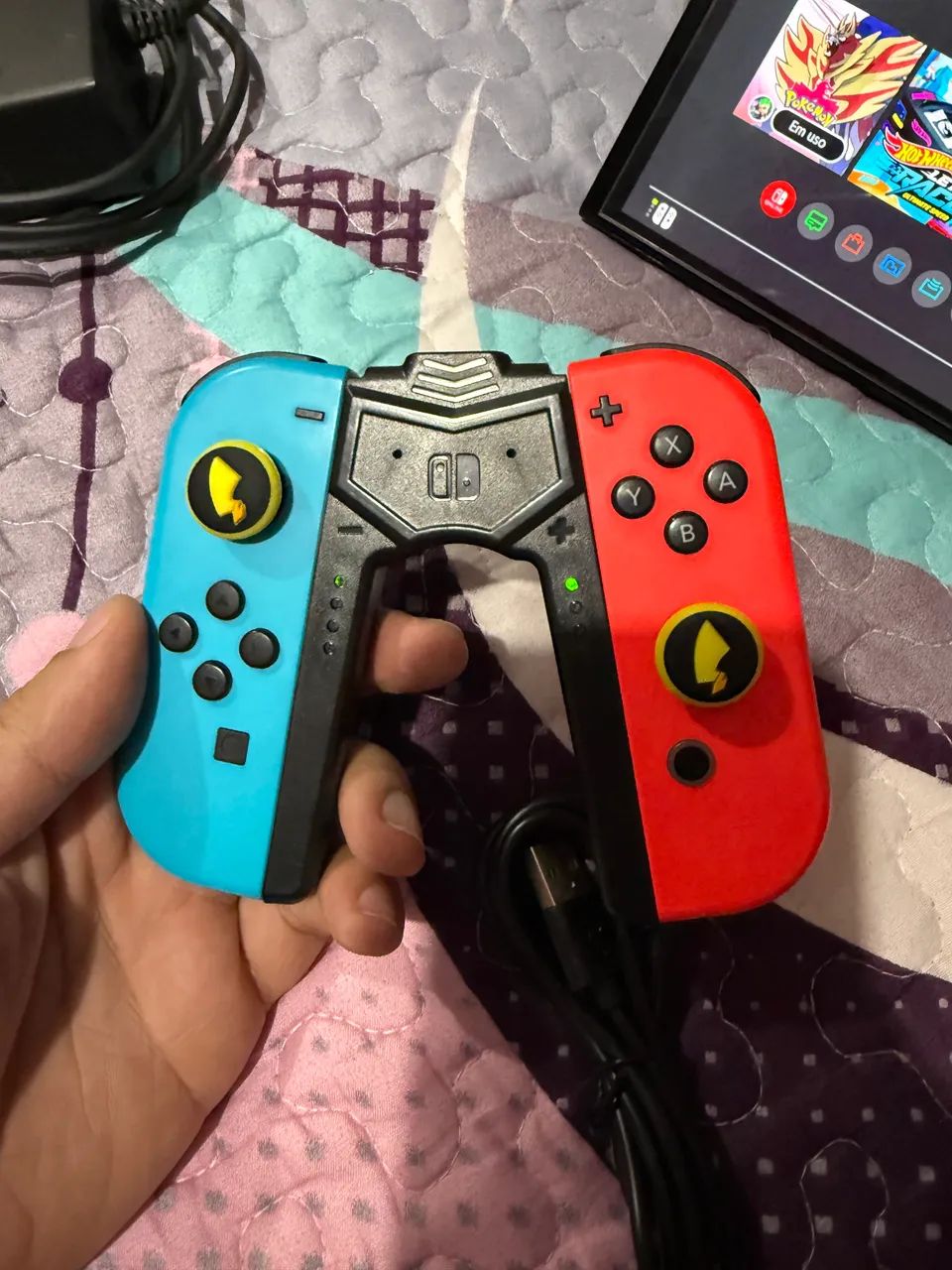 Nintendo Switch Oled Desbloqueado + 512gb sd - Foto 5