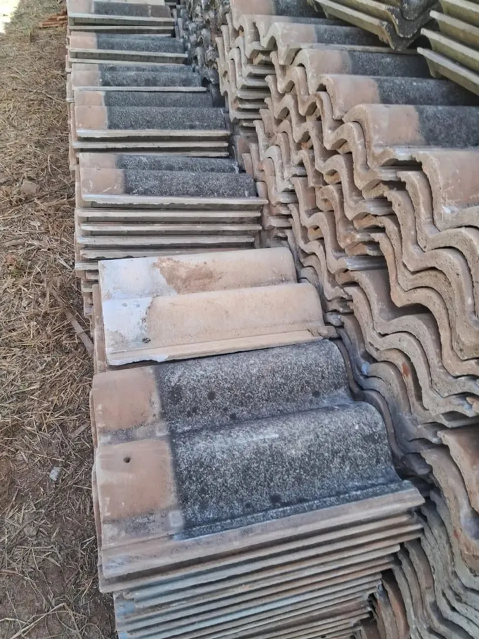 Telhas de cimento para construção