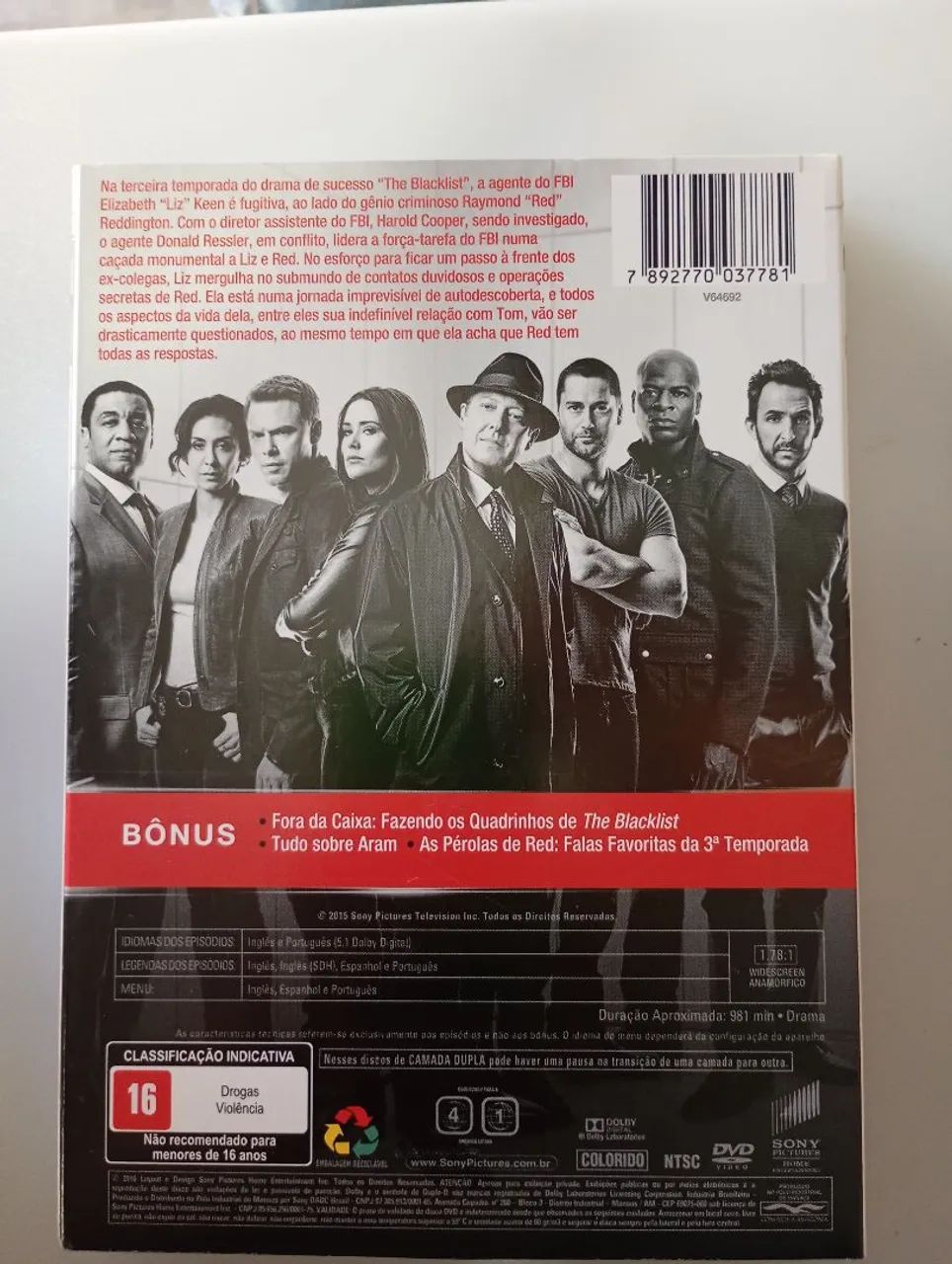 Box Filme em DVD Blacklist  - Foto 5