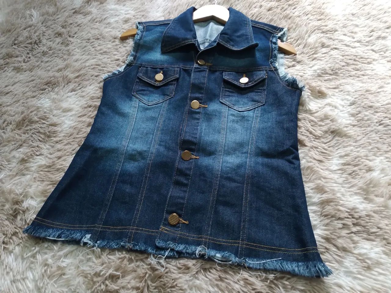 Colete jeans Tam M  - Foto 2