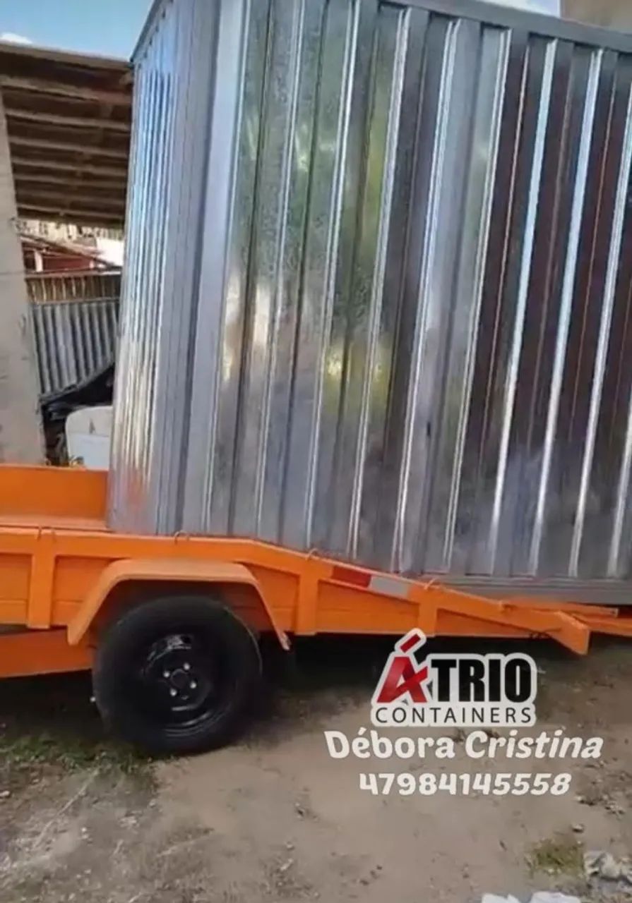Container 100% aço galvanizado totalmente desmontável  - Foto 6