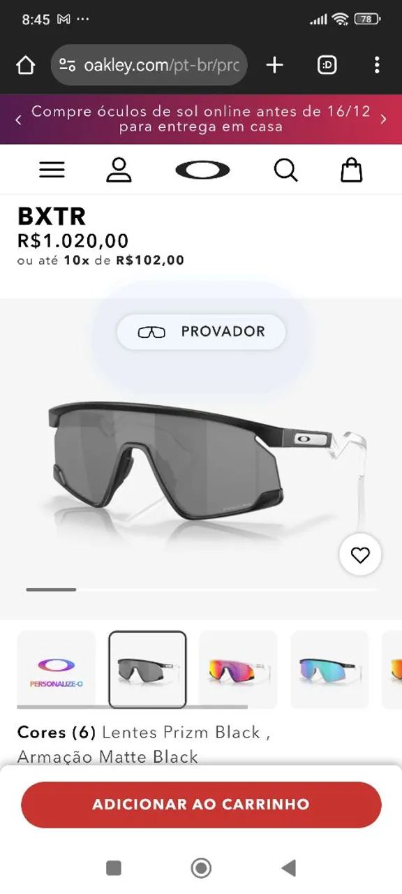 Óculos bxtr Oakley ciclismo e corrida - Acessórios - São Cristóvão