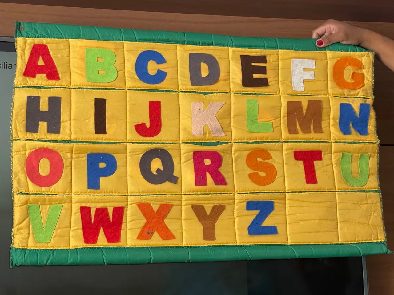 Alfabeto de tecido para crianças  - Foto 2