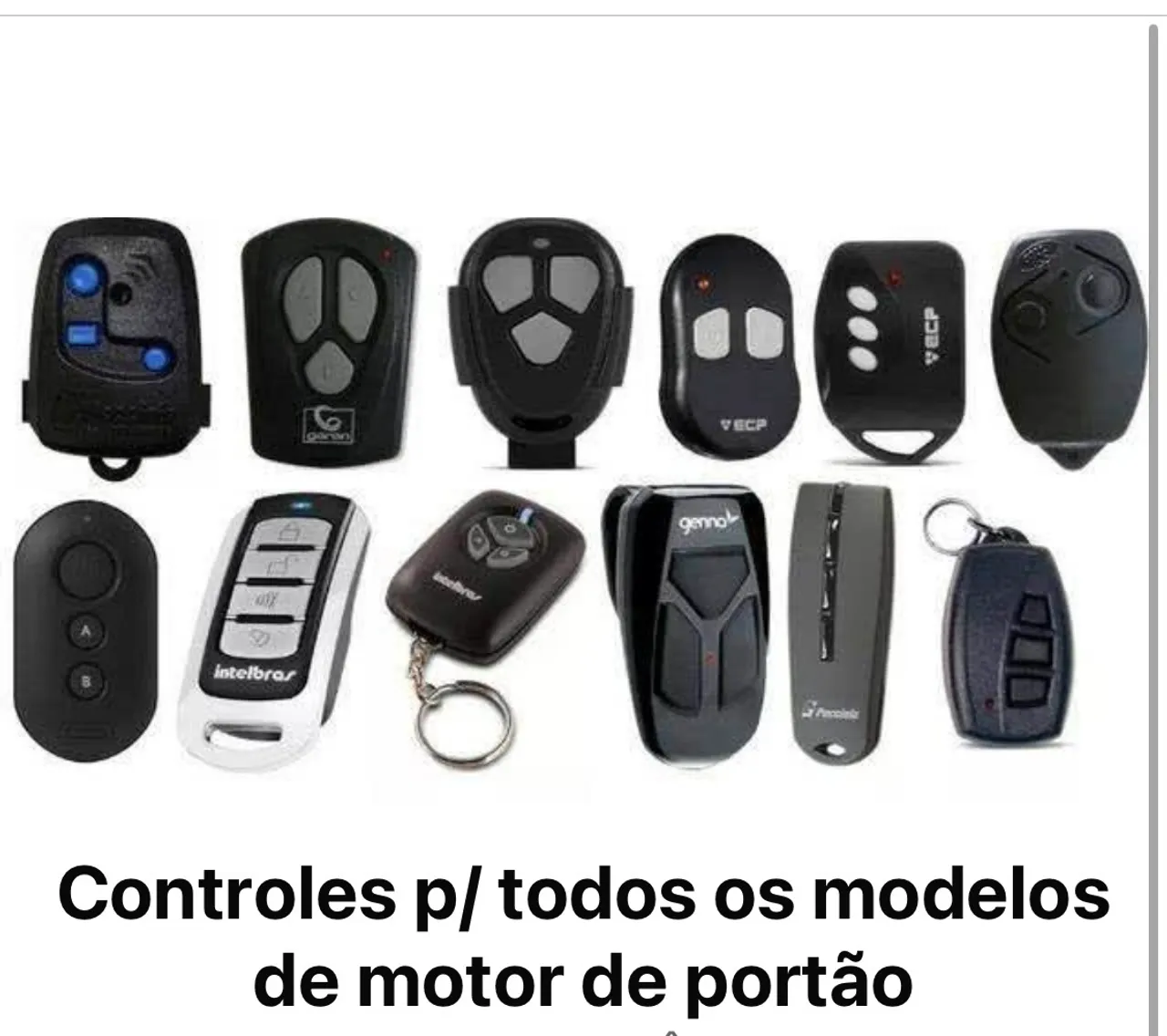 Controles Motor portão
