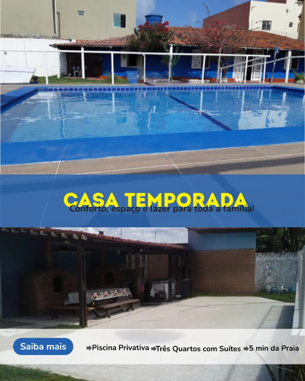 Casa para CARNAVAL no Frances com piscina e area de lazer 7 dias 6.000,00 - Foto 2