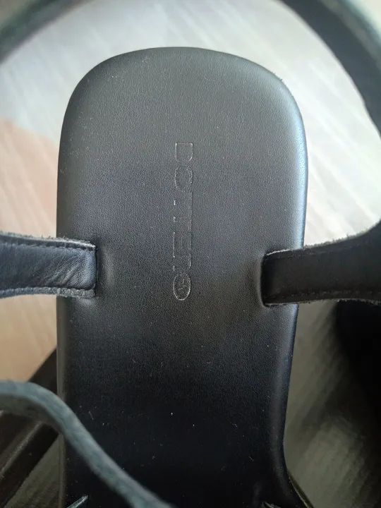 Sandália plataforma preta BOTERO 39 - Foto 3