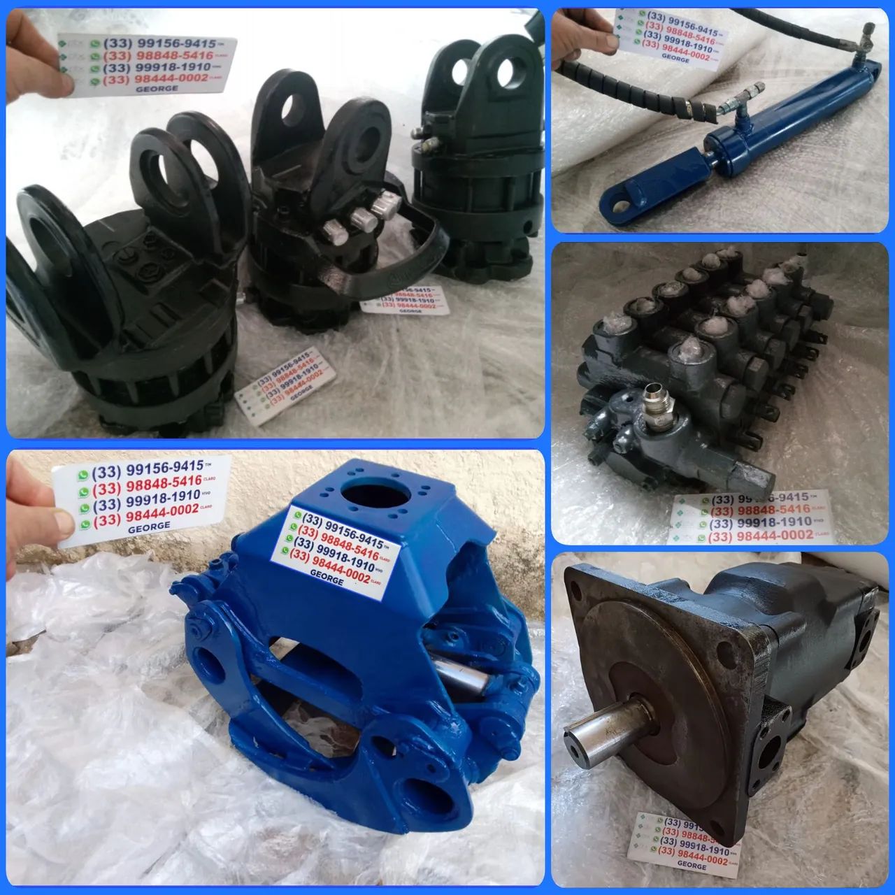 ROTATOR CABEÇOTE FLORESTAL GARRA SUCATEIRA GARRA FLORESTAL  - Foto 2