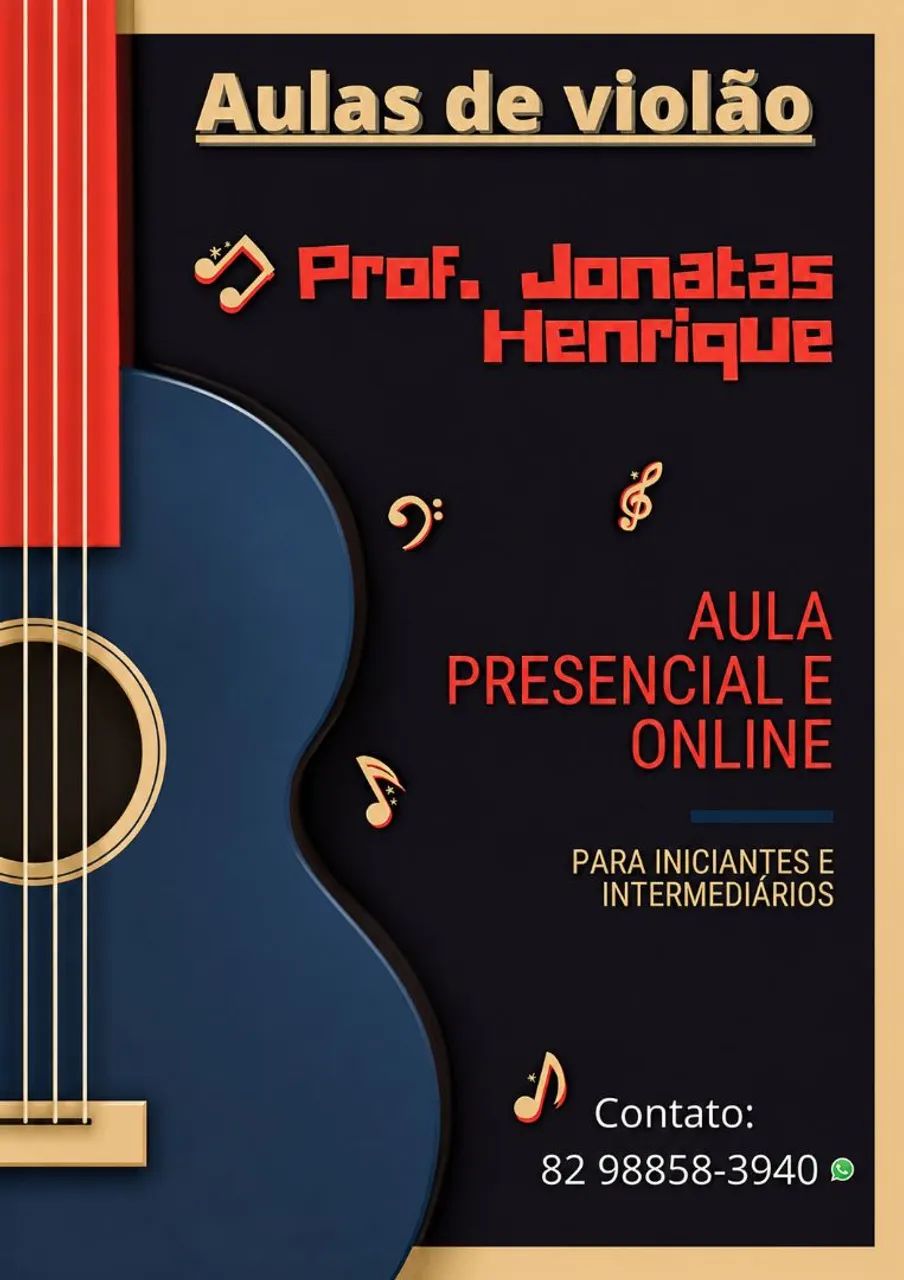 Aulas de violão - do básico ao avançado