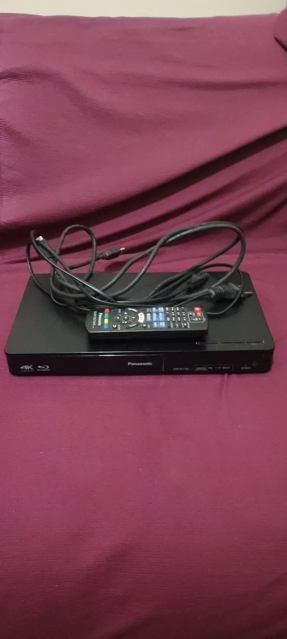  BLURAY PLAYER 4K UPSCALING 3D PANASONIC DMP-BDT180 (NÃO FAÇO ENVIO)!!!!!!! 