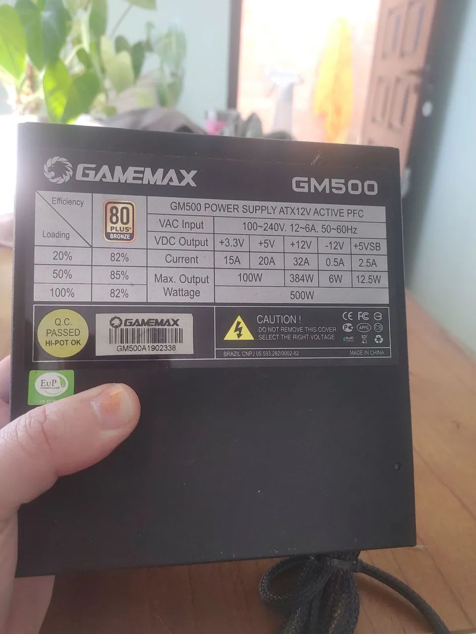 Fonte Gamemax GM500 500w