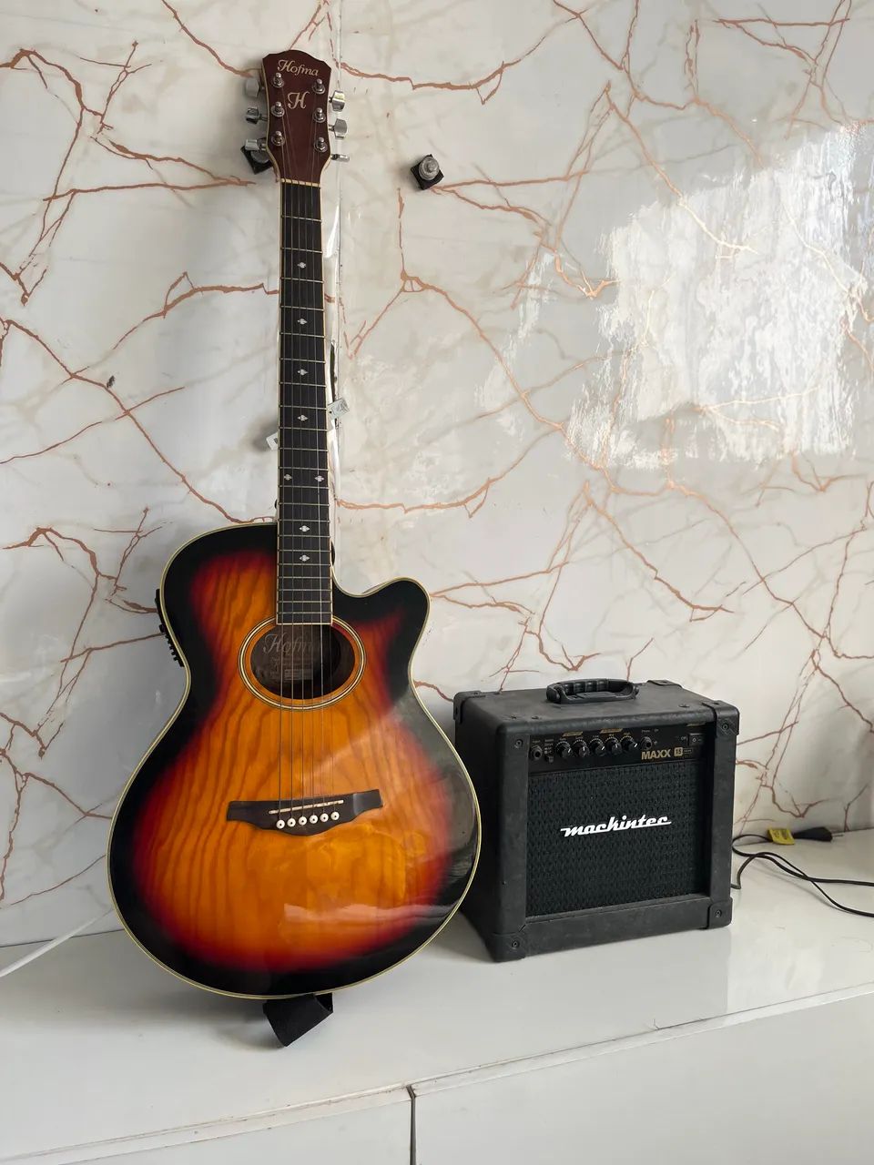 Violão elétrico em perfeito estado - Foto 3