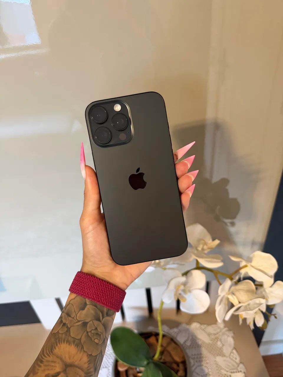 iPhone 15 Pro Max 512gb Titânio Preto - Foto 2