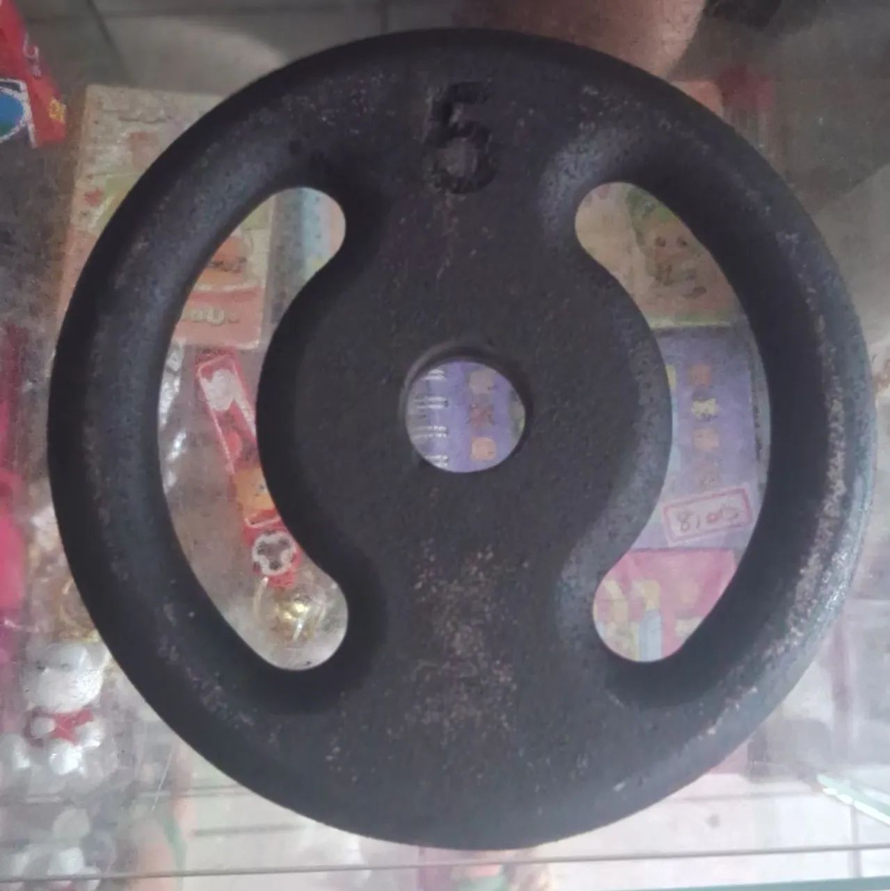Vende_se 1 par de anilhas de 5kg cada 