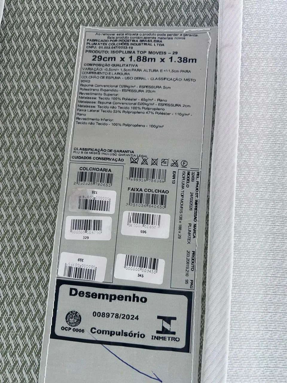 Vendo cama box de casal, base + colchão, nova!!! - Foto 3
