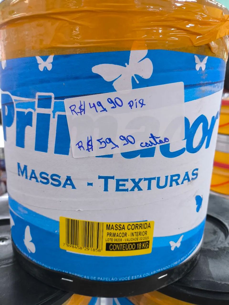 Massa Corrida 18kgs R$49,90un Pix  - Foto 2