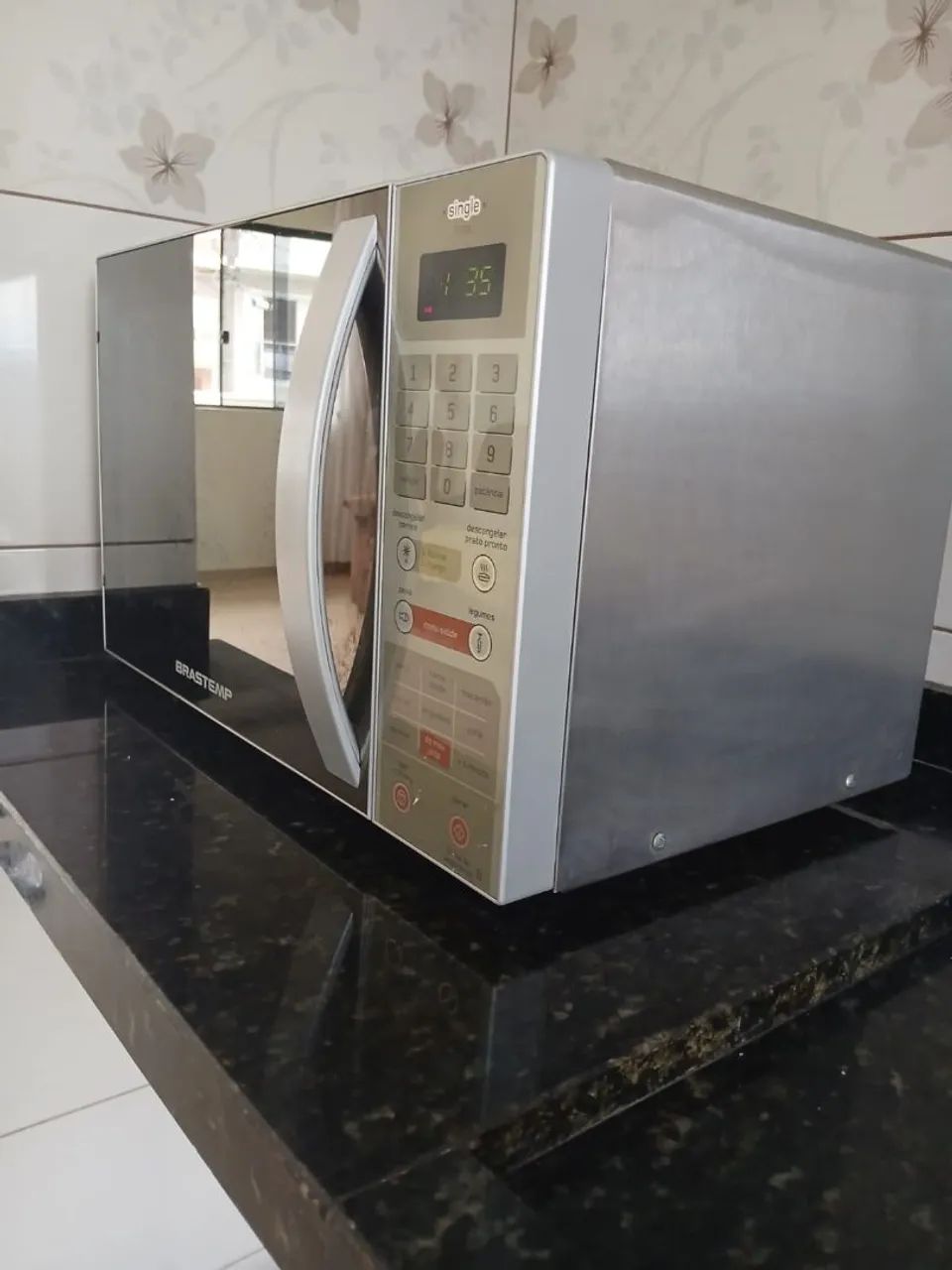 Microondas brastemp 25l inox/espelhado  - Foto 5