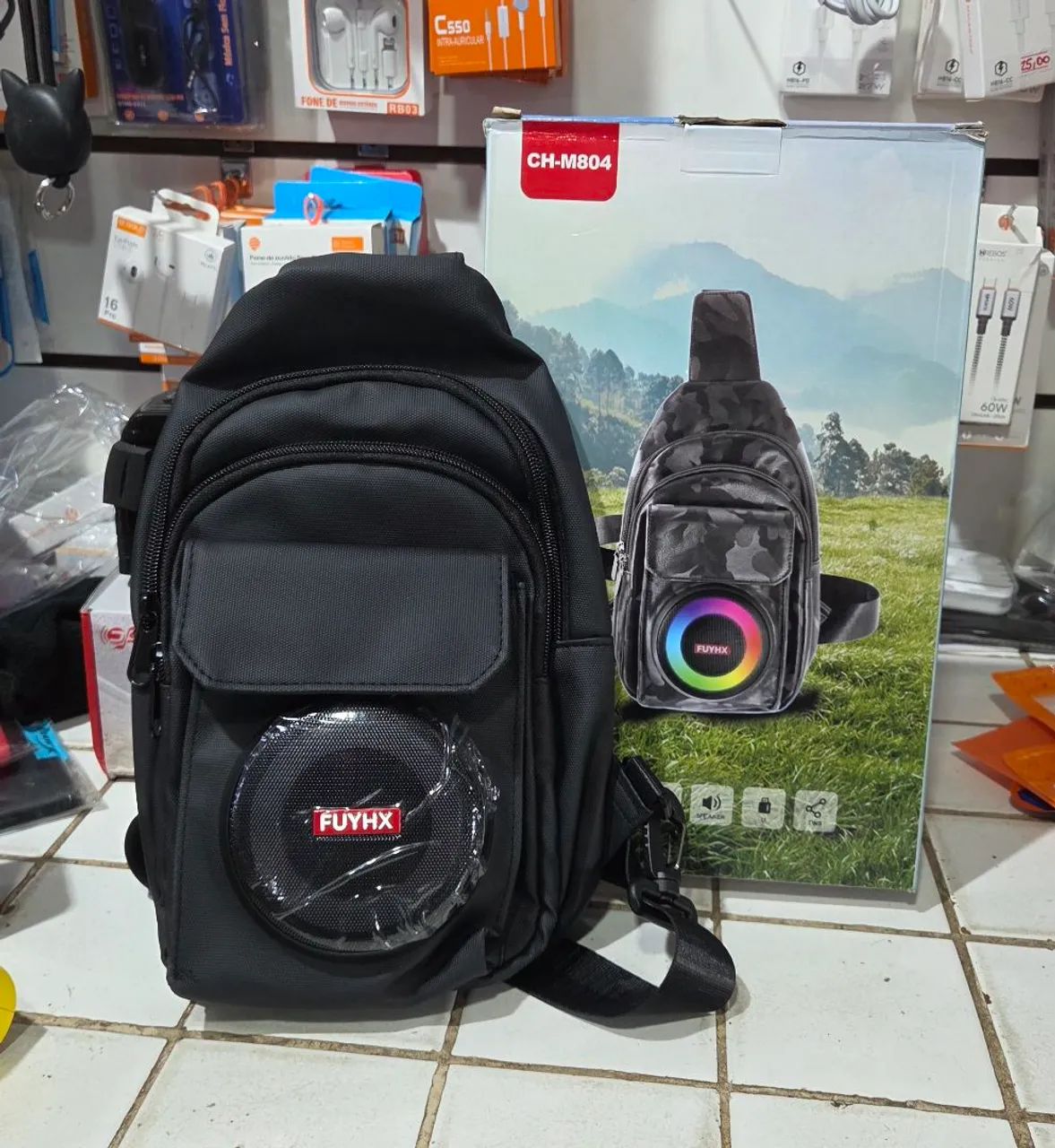 Caixa de Som que também é mochila - Foto 2