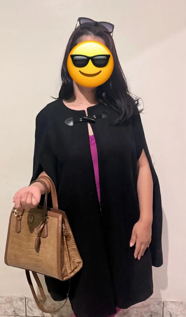 Casaco Poncho Zara 75% Lã - Foto 5
