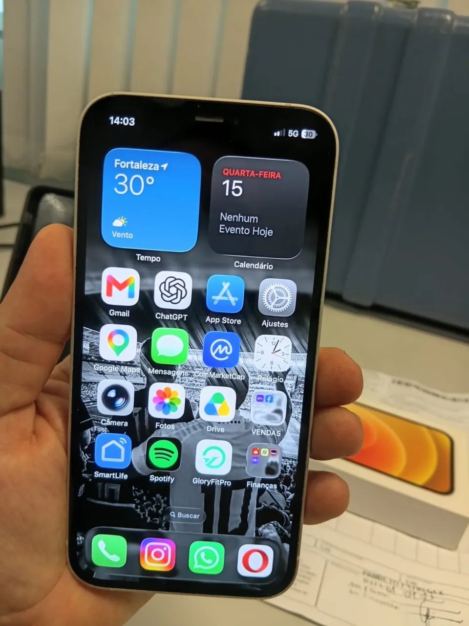 IPhone 12 64GB Carregador + Nota