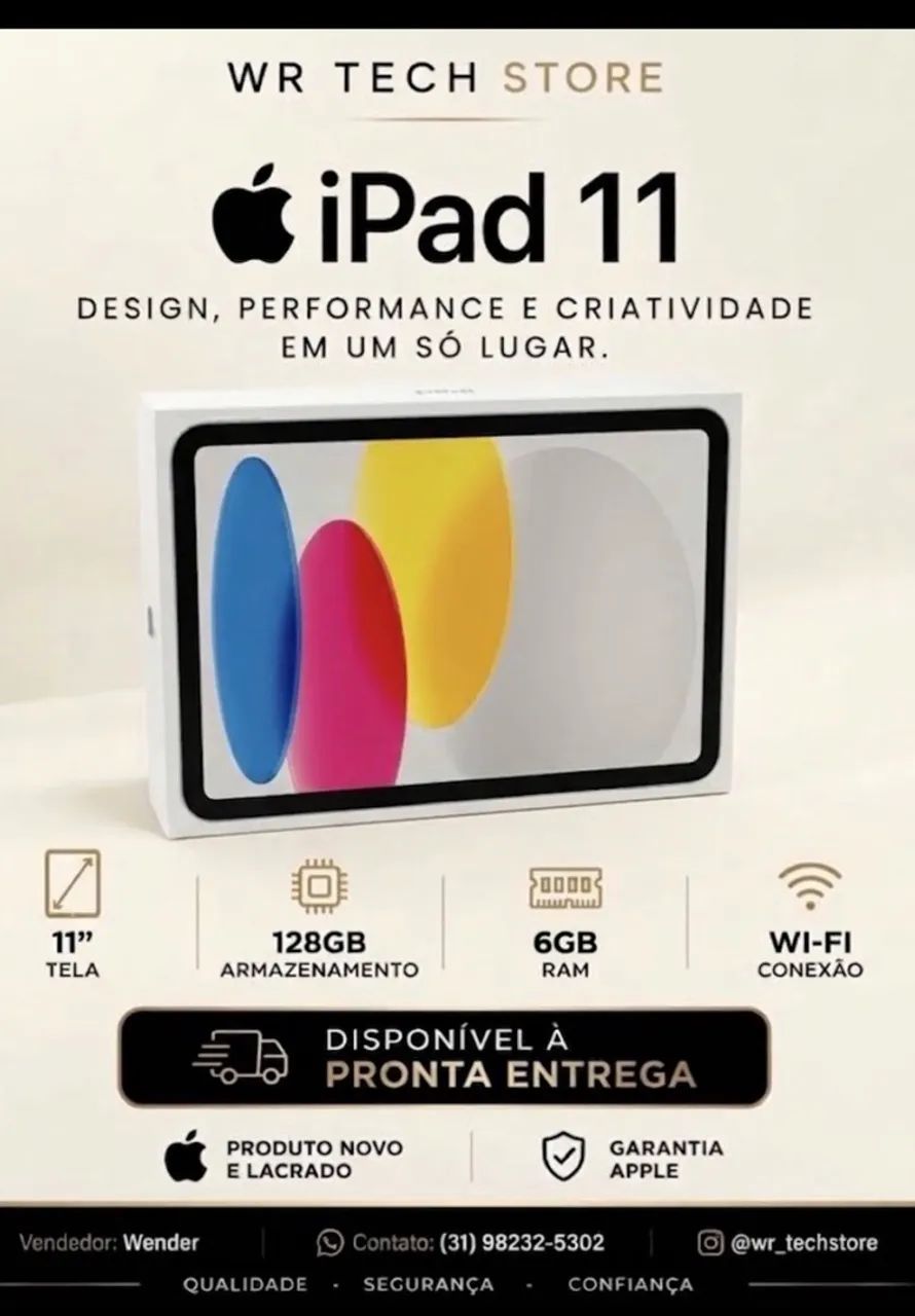 iPad 11 Silver 128GB WI-FI