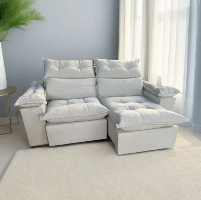 Sofá Retrátil e Reclinável Imperial 2,00 m  Novo!!  Pronta Entrega!! - Foto 2